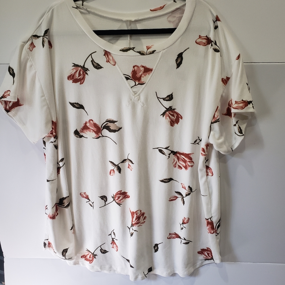 Boutique Brand Flower Print Blouse